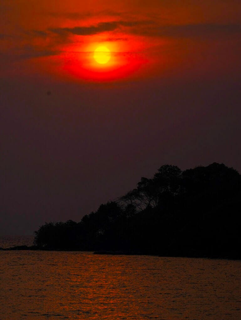 beautiful sunsets on Koh Chang island